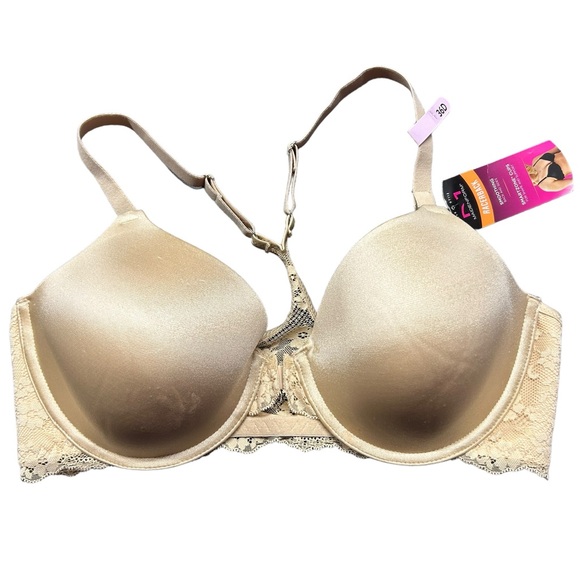 MAIDENFORM womens 36D One Fab Fit Everyday Full Coverage Racerback Bra NWT - Picture 2 of 4